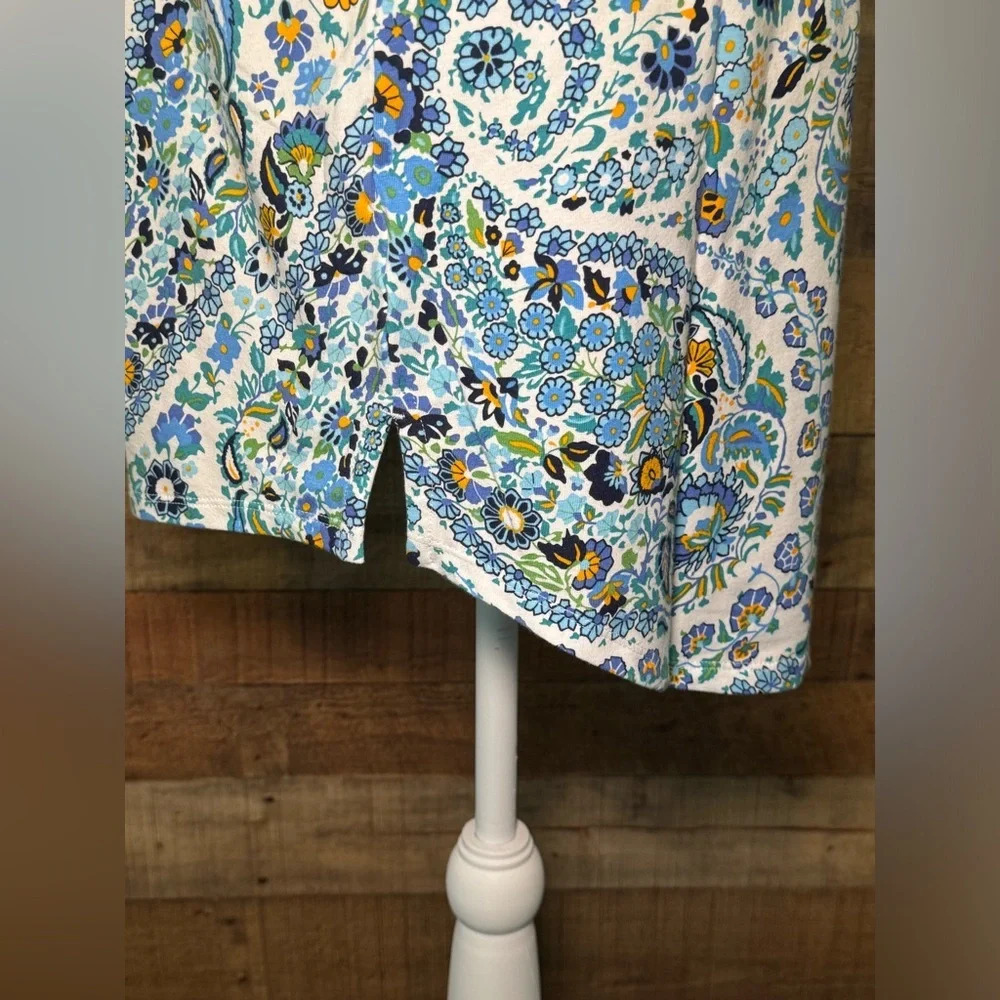 🌻 Vera Bradley Pajama Sleep Shirt Night Dress Dreamer Paisley Women’s size XS - Picture 5 of 9